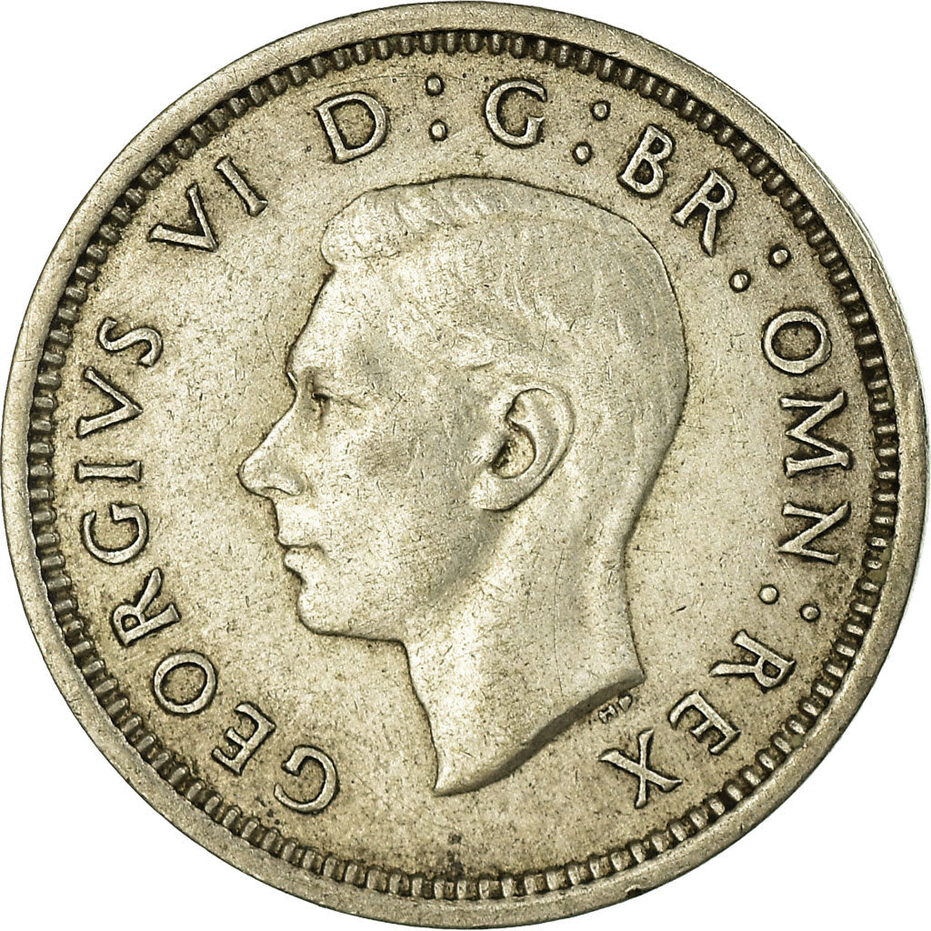 Coin, Great Britain, George VI, 3 Pence, 1940, EF(40-45), Silver, KM:848
