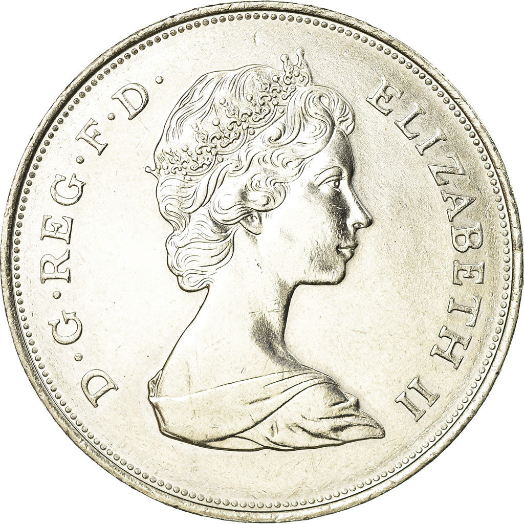 Coin, Great Britain, Elizabeth II, 25 New Pence, 1980, AU(50-53), Copper-nickel