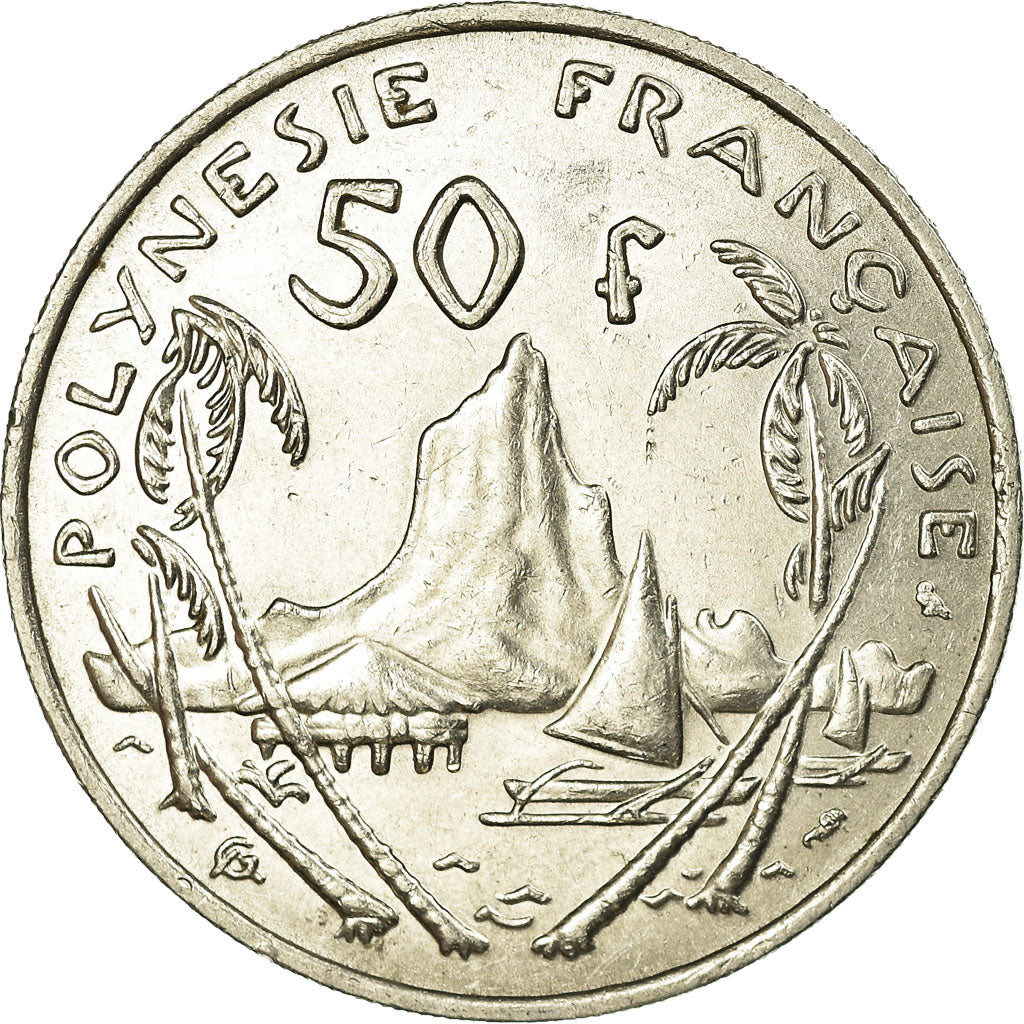Monnaie, French Polynesia, 50 Francs, 1967, TTB, Nickel, KM:7