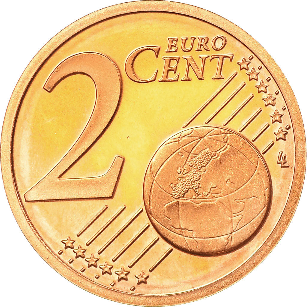 Francia, 2 Euro Cent, 2000, Proof, FDC, Acciaio placcato rame, KM:1283