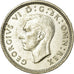 Munten, Groot Bretagne, George VI, 3 Pence, 1940, ZF, Zilver, KM:848