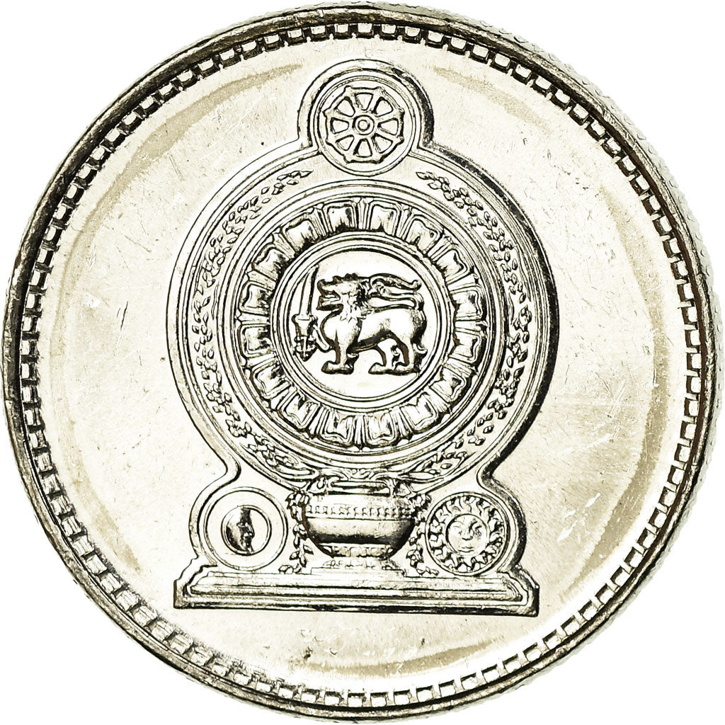 Coin, Sri Lanka, 50 Cents, 1996, AU(55-58), Nickel plated steel, KM:135.2a