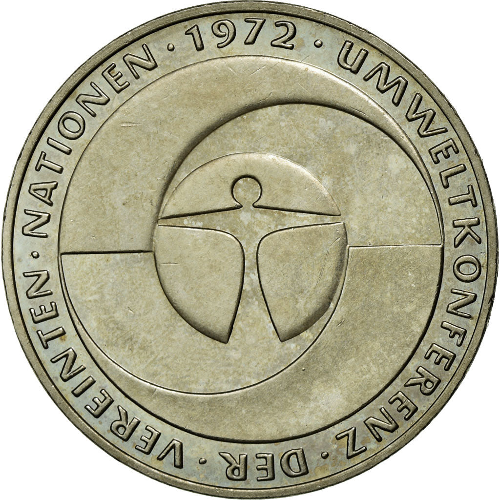 Coin, GERMANY - FEDERAL REPUBLIC, 5 Mark, 1982, Stuttgart, Germany, AU(50-53)