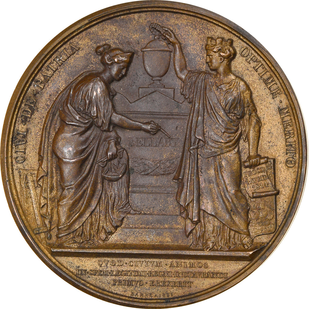 France, Médaille, Nicolas François Bellart, Procureur Cour Royale, History