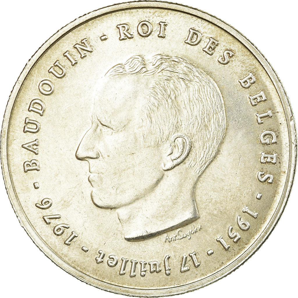 Moneda, Bélgica, 250 Francs, 250 Frank, 1976, MBC+, Plata, KM:157.1