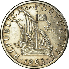 Moneta, Portogallo, 5 Escudos, 1963, BB, Rame-nichel, KM:591