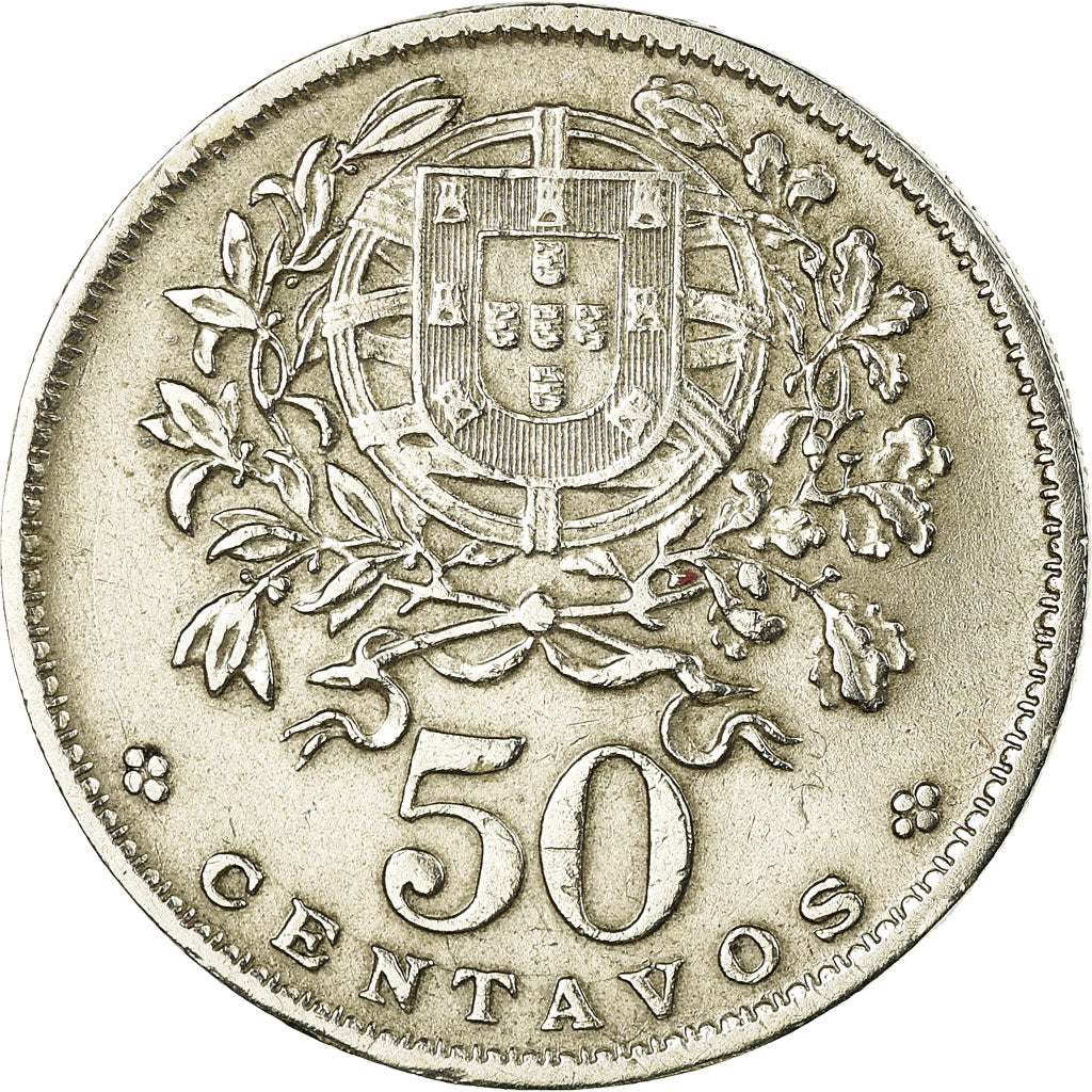 Münze, Portugal, 50 Centavos, 1959, VZ, Copper-nickel, KM:577