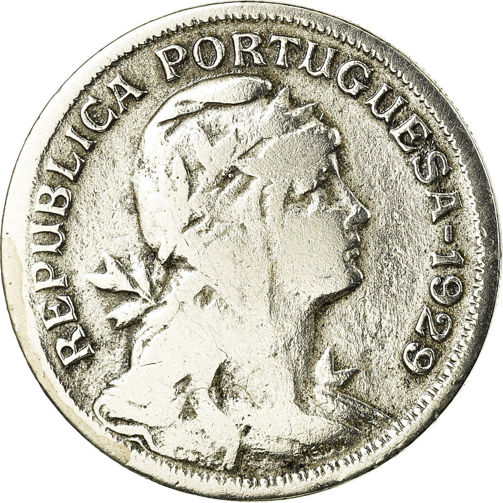 Münze, Portugal, 50 Centavos, 1929, S, Copper-nickel, KM:577