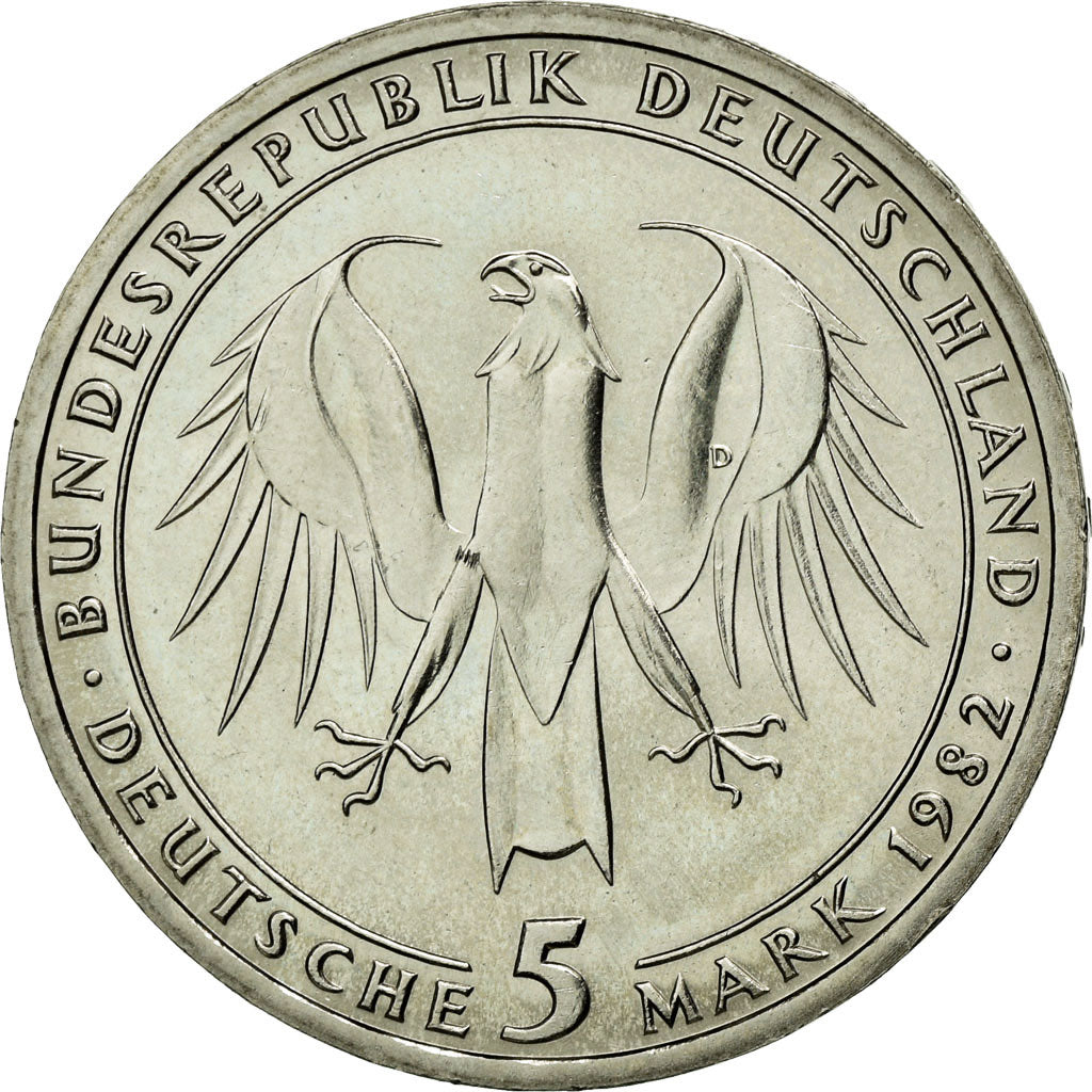 Coin, GERMANY - FEDERAL REPUBLIC, 5 Mark, 1982, Munich, Germany, MS(63)