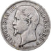 Francja, Napoleon III, 5 Francs, 1855, Paris, Srebro, VF(30-35), Gadoury:734