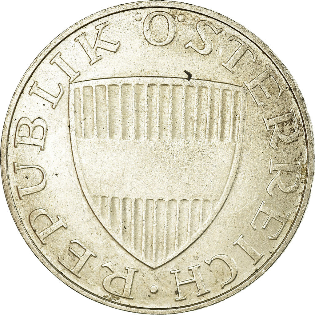 Moneda, Austria, 10 Schilling, 1958, MBC+, Plata, KM:2882
