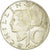 Moeda, Áustria, 10 Schilling, 1958, AU(50-53), Prata, KM:2882