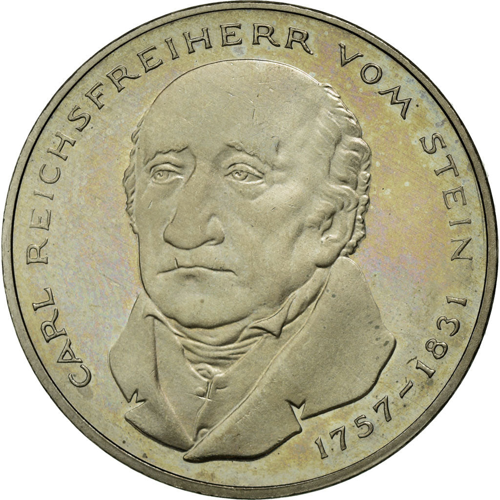Coin, GERMANY - FEDERAL REPUBLIC, 5 Mark, 1981, Karlsruhe, Germany, MS(60-62)