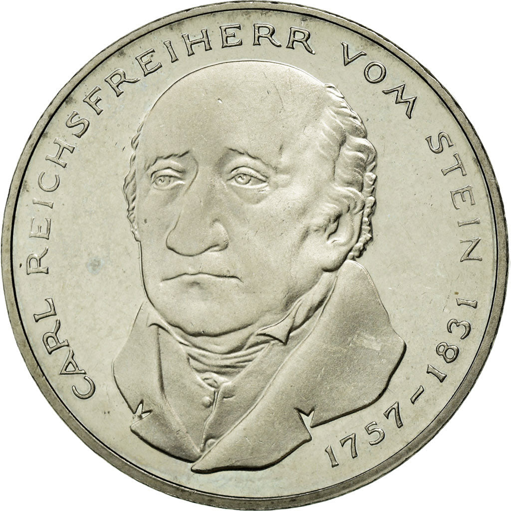Coin, GERMANY - FEDERAL REPUBLIC, 5 Mark, 1981, Karlsruhe, Germany, MS(60-62)