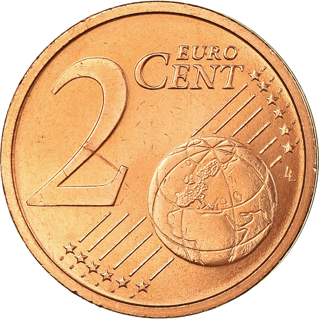 Italy, 2 Euro Cent, 2002, AU(55-58), Copper Plated Steel, KM:211
