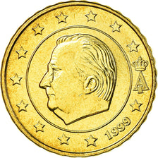 Belgium, 10 Euro Cent, 1999, AU(55-58), Brass, KM:227