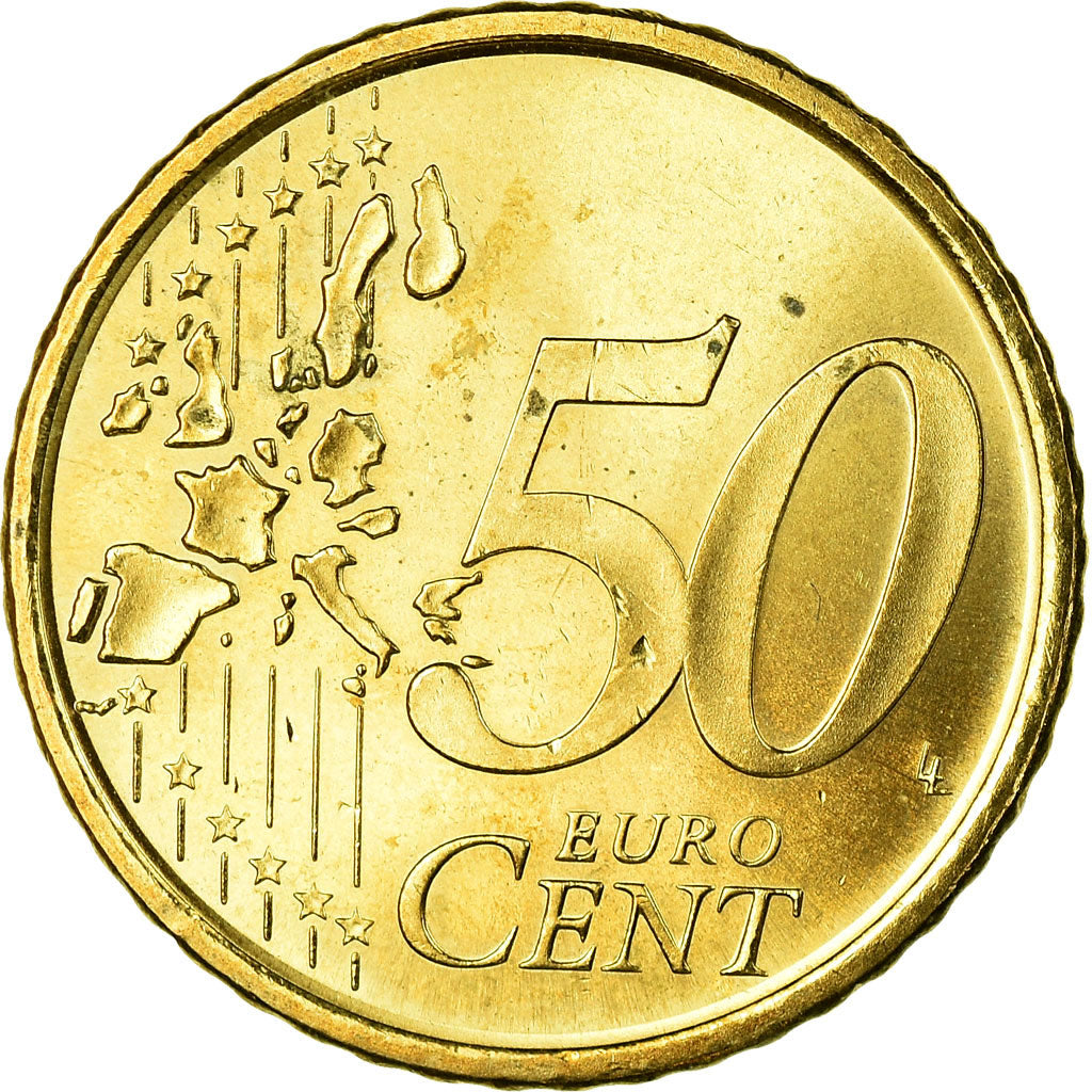 Spanje, 50 Euro Cent, 2006, PR, Tin, KM:1045