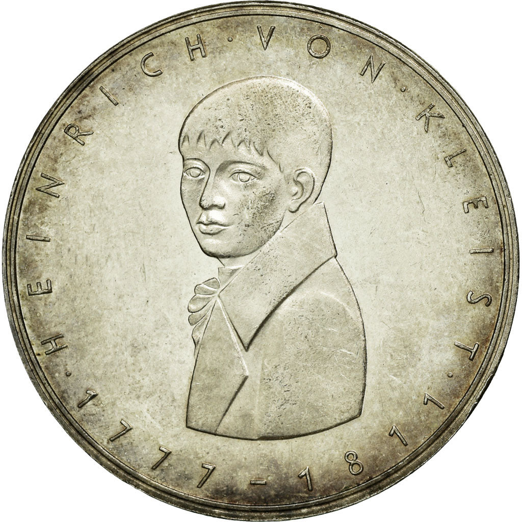 Coin, GERMANY - FEDERAL REPUBLIC, 5 Mark, 1977, Karlsruhe, Germany, AU(55-58)