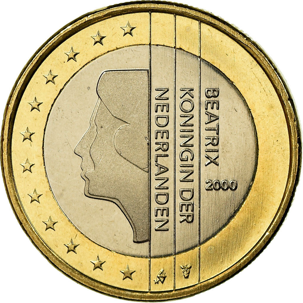 Niederlande, Euro, 2000, STGL, Bi-Metallic, KM:240