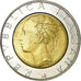 Monnaie, Italie, 500 Lire, 1986, Rome, TTB, Bi-Metallic, KM:111