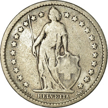 Coin, Switzerland, 2 Francs, 1878, Bern, VF(20-25), Silver, KM:21