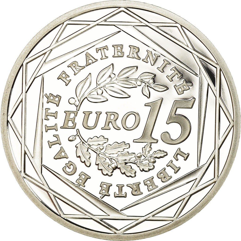 Francia, 15 Euro, 2010, BE, FDC, Argento, KM:1535
