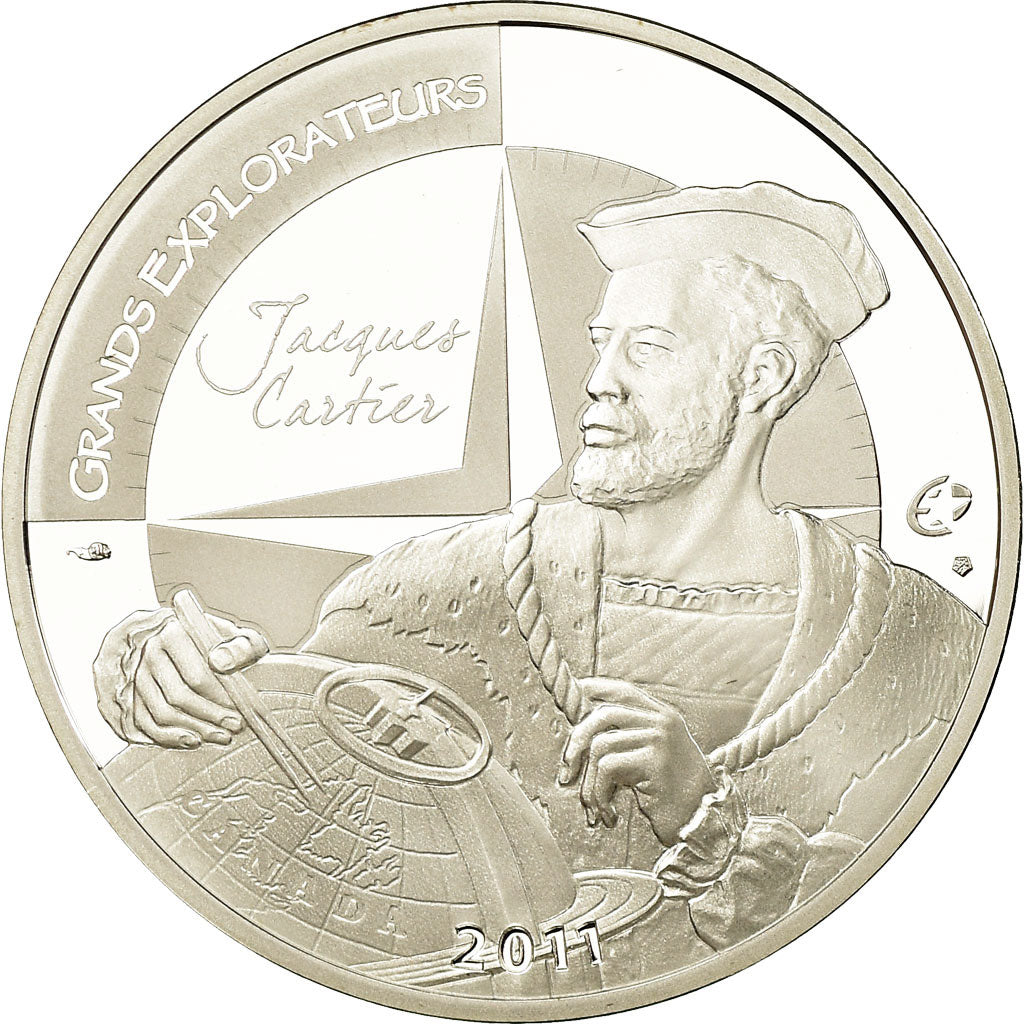 Francja, 10 Euro, 2011, Paris, BE, MS(65-70), Srebro, Gadoury:EU 459, KM:1795