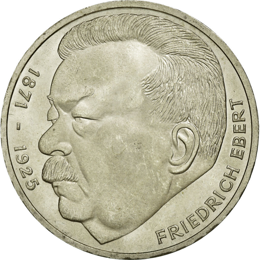 Münze, Bundesrepublik Deutschland, 5 Mark, 1975, Hamburg, Germany, VZ+, Silber