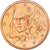 Frankrijk, 2 Euro Cent, 2001, BE, FDC, Copper Plated Steel, KM:1283