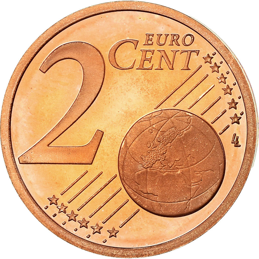 Francia, 2 Euro Cent, 1999, BE, FDC, Acciaio placcato rame, KM:1283