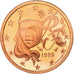 France, Euro Cent, 1999, BE, MS(65-70), Copper Plated Steel, KM:1282