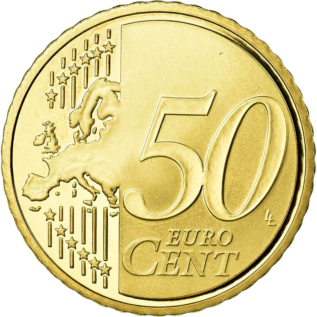 France, 50 Euro Cent, 2010, BE, MS(65-70), Brass, KM:1412