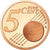 Francia, 5 Euro Cent, 2010, BE, FDC, Acciaio placcato rame, KM:1284