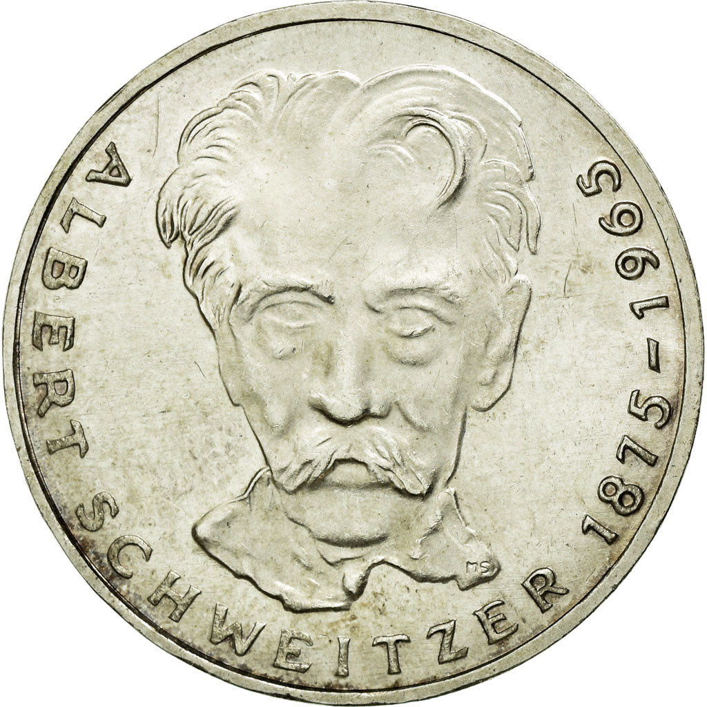 Moneta, GERMANIA - REPUBBLICA FEDERALE, 5 Mark, 1975, Karlsruhe, Germany, SPL
