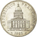 Moeda, França, Panthéon, 100 Francs, 1982, Paris, EF(40-45), Prata, KM:951.1