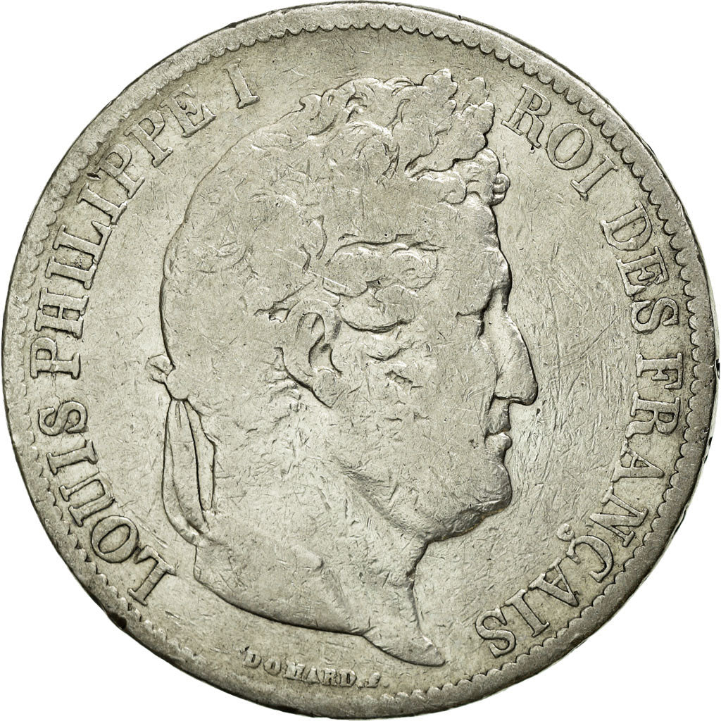 Coin, France, Louis-Philippe, 5 Francs, 1831, Bordeaux, VF(20-25), Silver