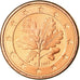 Bundesrepublik Deutschland, Euro Cent, 2002, VZ, Copper Plated Steel, KM:207