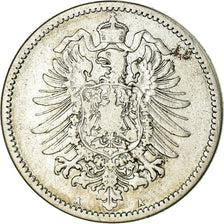 Moneta, NIEMCY - IMPERIUM, Wilhelm I, Mark, 1875, Berlin, VF(20-25), Srebro