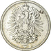 Moneta, GERMANIA - IMPERO, Wilhelm I, Mark, 1875, Berlin, MB, Argento, KM:7