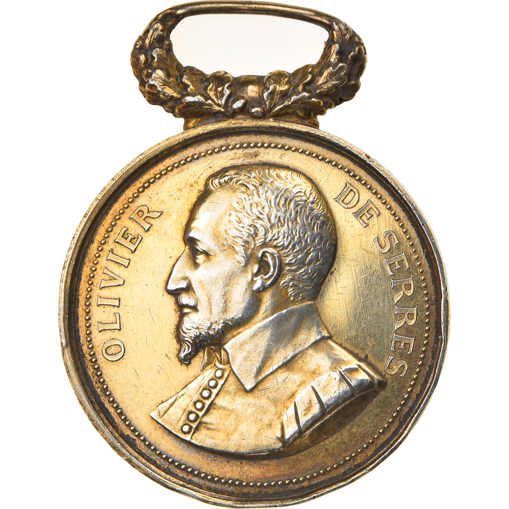 France, Medal, Olivier de Serres, Société Centrale d'Agriculture du