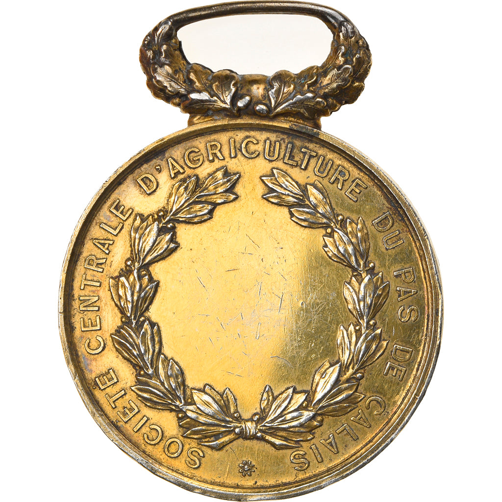 France, Medal, Olivier de Serres, Société Centrale d'Agriculture du