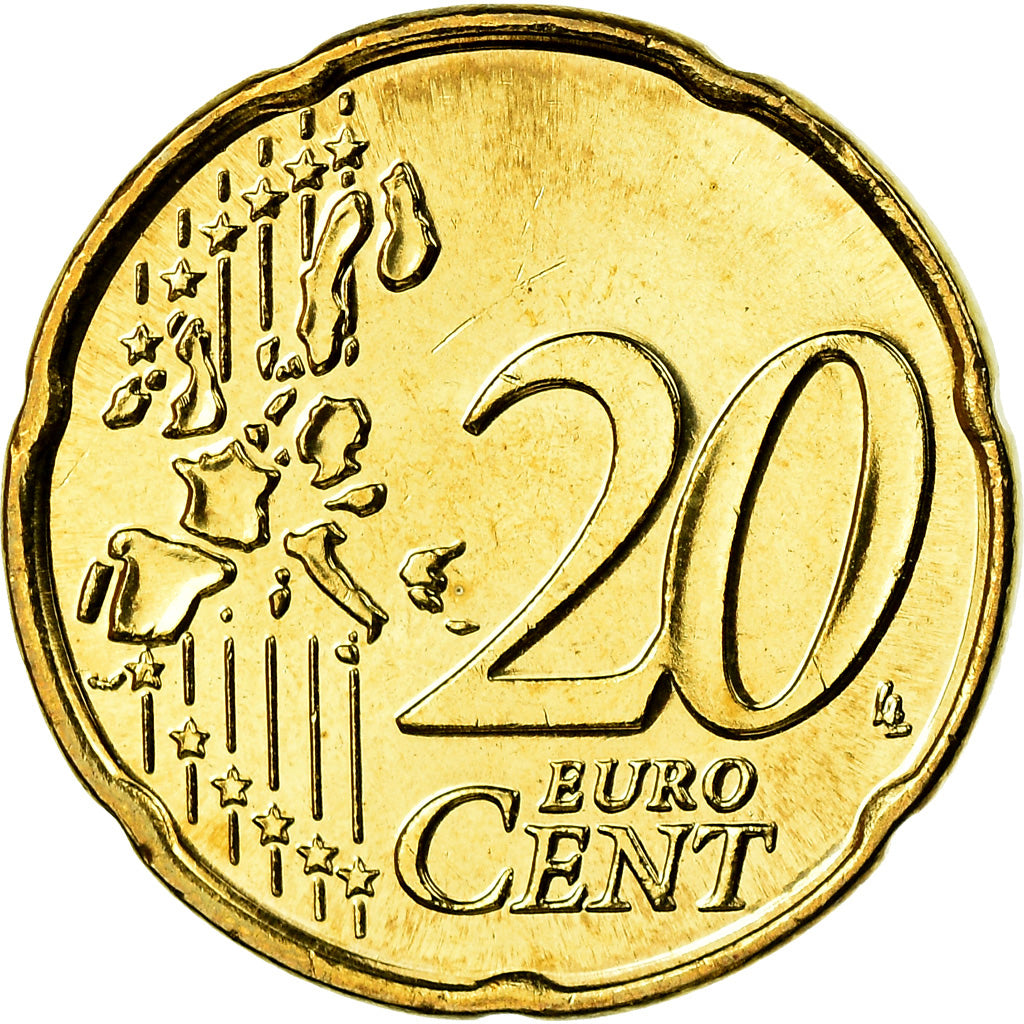 België, 20 Euro Cent, 2003, ZF, Tin, KM:228