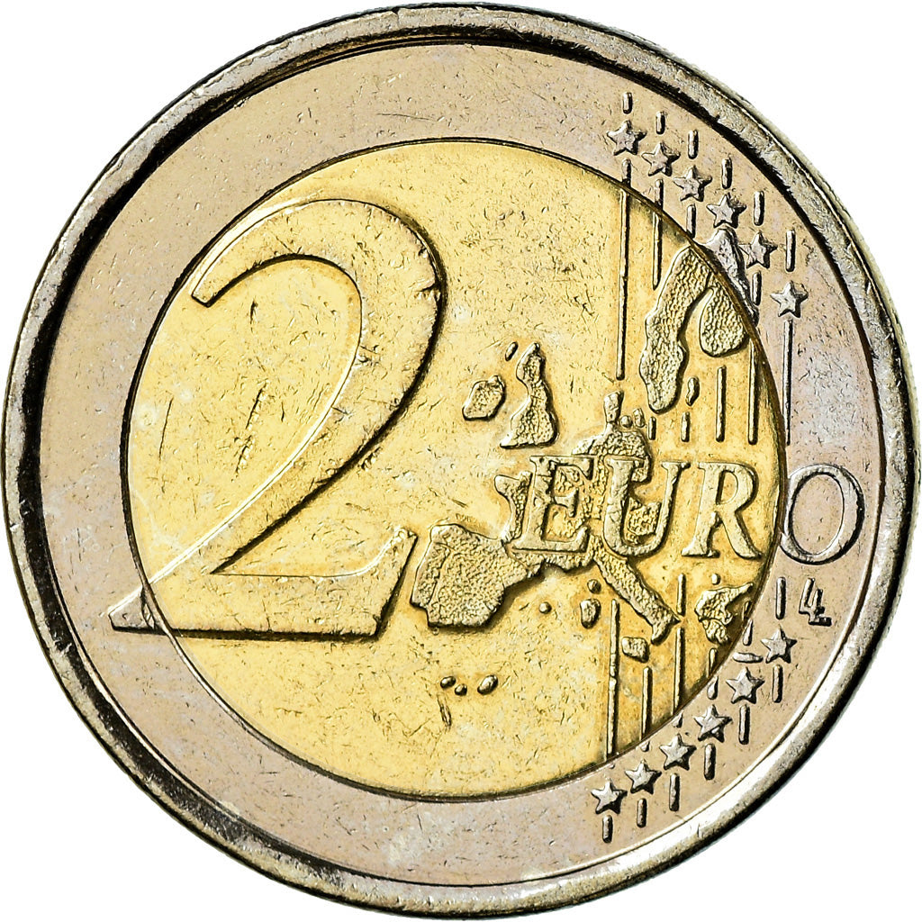 Finlandia, 2 Euro, 2001, BB, Bi-metallico, KM:105
