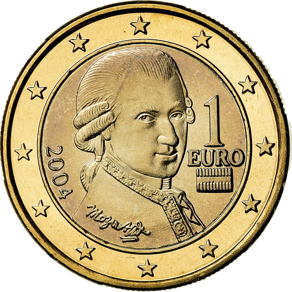 Austria, Euro, 2004, AU(55-58), Bi-Metallic, KM:3088