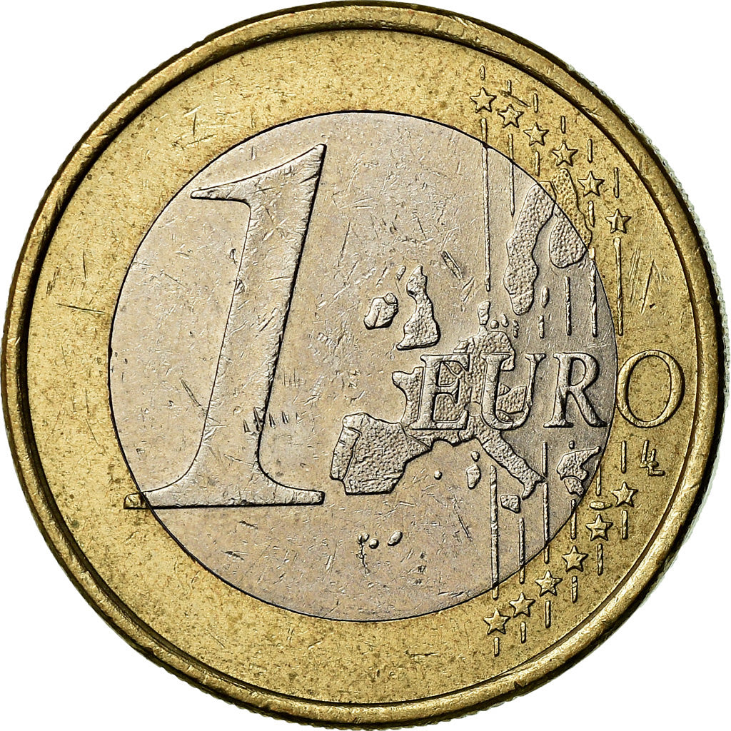 GERMANY - FEDERAL REPUBLIC, Euro, 2002, VF(30-35), Bi-Metallic, KM:213