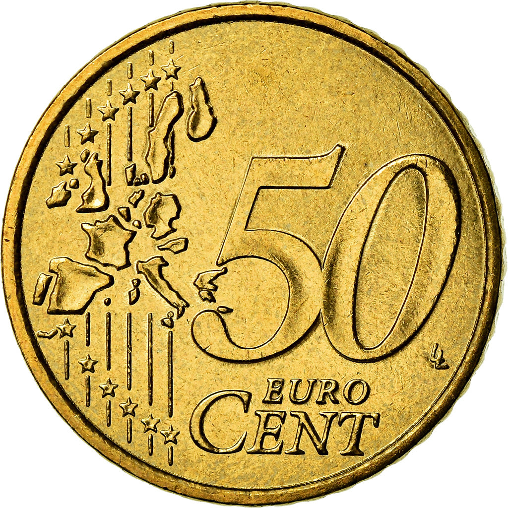 Frankrijk, 50 Euro Cent, 2001, PR, Tin, Gadoury:6., KM:1287