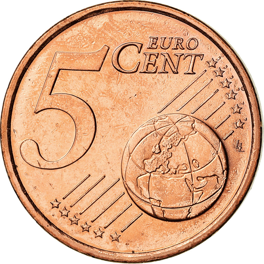 Frankrijk, 5 Euro Cent, 2000, PR, Copper Plated Steel, Gadoury:3, KM:1284