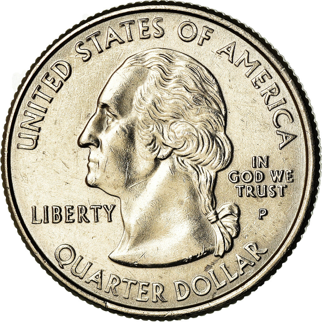 Moneta, Stati Uniti, Indiana, Quarter, 2002, U.S. Mint, Philadelphia, BB+, Rame