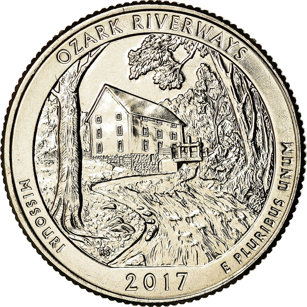 Münze, Vereinigte Staaten, Missouri, Quarter, 2017, Denver, UNZ, Copper-Nickel