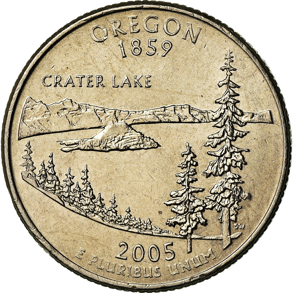 Moeda, Estados Unidos da América, Oregon, Quarter, 2005, U.S. Mint